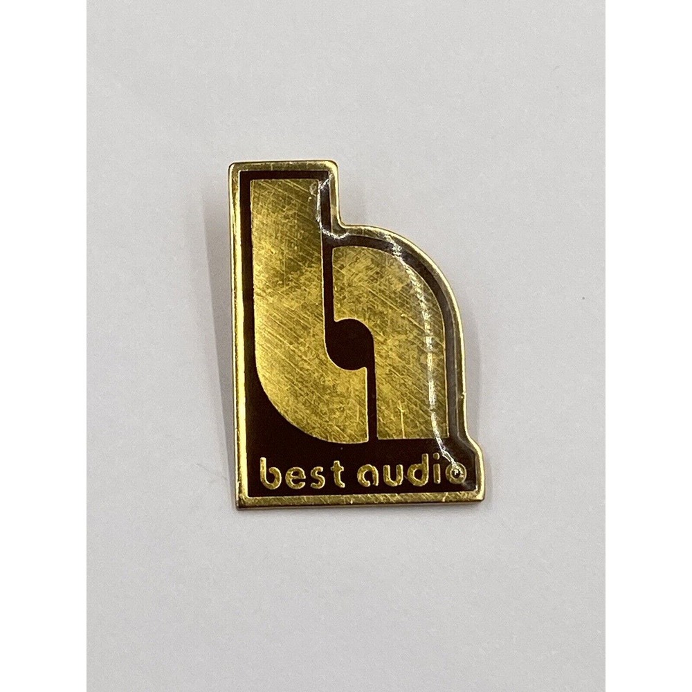 Vintage Best Audio Lapel Pin Brooch